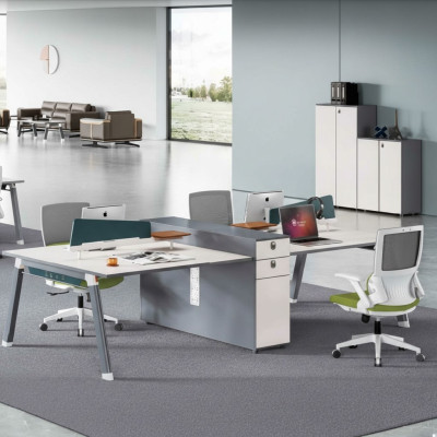 Tisch Arbeitszimmer Schreibtischgarnitur Team Schreibtisch Tische Neu