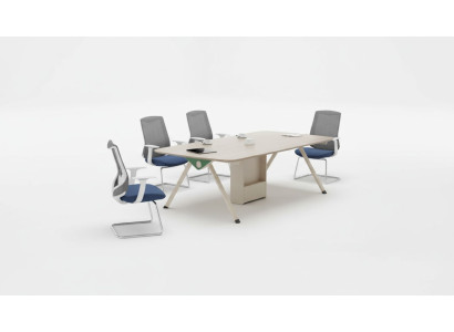 Konferenztisch Holz Büromöbel Design Tisch Einrichtung Arbeitszimmer