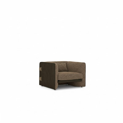 Modern Design Polstermöbel Sessel Luxus Wohnzimmer Polster Textil Einrichtung