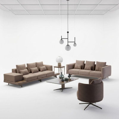 Sofagarnitur Couch Polster Design Sofas Set Dreisitzer Neu Polstersessel