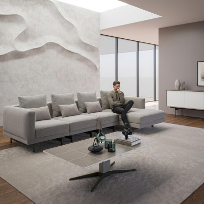 Eck Garnitur Luxus Komplett Ecksofa L-Form Designer Sofa Modern Einrichtung