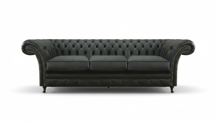 Wohnzimmer Polstermöbel Chesterfield Dreisitzer Sofa Textil Neu Einrichtung