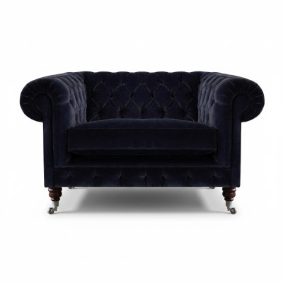 Wohnzimmer Sessel Polster Sitz Luxus Textil Chesterfield Neu Einrichtung