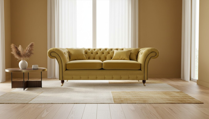 Sofa Zweisitzer Couch Chesterfield Wohnzimmer Modern Möbel Polstermöbel