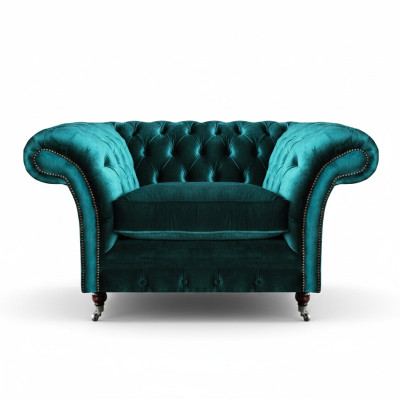 Wohnzimmer Sessel Chesterfield Sitz Couch Polstermöbel Einrichtung Neu