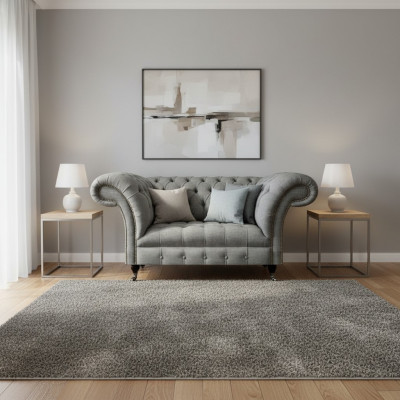 Wohnzimmer Zweisitzer Sofa Couch Luxus Chesterfield Sitz Polstermöbel Textil