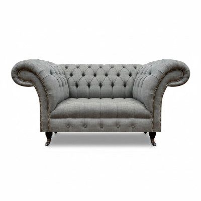 Wohnzimmer Zweisitzer Sofa Couch Luxus Chesterfield Sitz Polstermöbel Textil