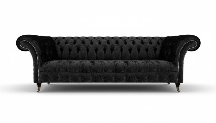 Wohnzimmer Chesterfield Viersitzer Sofa Couch Polstermöbel Einrichtung Neu