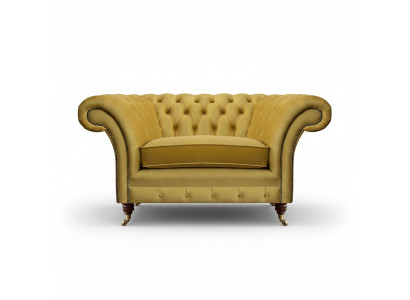 Neu Luxus Sessel Gelb Sitz Einrichtung Chesterfield Wohnzimmer Textil