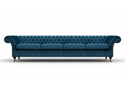 Wohnzimmer Chesterfield Einrichtung Polstermöbel Sofa Couch Viersitzer Neu