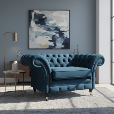 Designer Chesterfield Sessel Neu Luxus Sitz Einrichtung Polstermöbel Wohnzimmer
