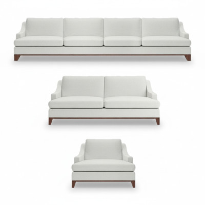 Weiß Luxus Sofagarnitur 3tlg Komplett Sofas Einrichtung Sessel Wohnzimmer