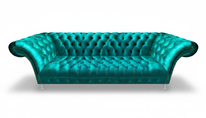 Chesterfield Luxus Modern Dreisitze Sofa Couch Designer Wohnzimmer Neu