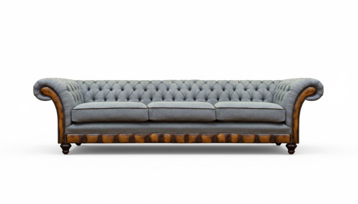 Hellgraue Wohnzimmer Moderne Couch Exklusiver Dreisitzer Designer Möbel