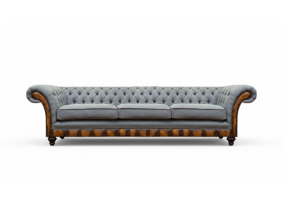 Hellgraue Wohnzimmer Moderne Couch Exklusiver Dreisitzer Designer Möbel