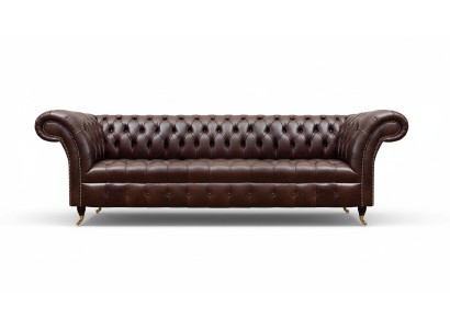 Modernes Kunstleder Sofa Designer Wohnzimmer Viersitzer Polstercouch