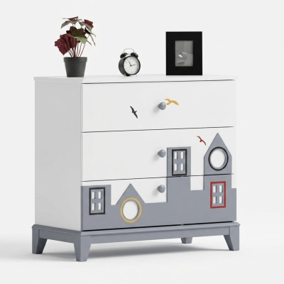 Modern Kommode Kommodenschrank Holzmöbel Schlafzimmer Neu Einrichtung