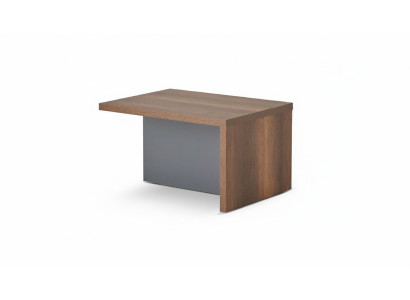 Couchtisch Braun Grau Zweifarbig Rechteckig Form Arbeitszimmer Modern