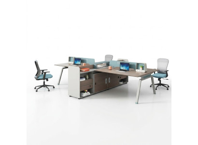 Tisch Schreibtisch Co Working Teambürotisch Gemeinschaftsschreibtisch 4 Personen