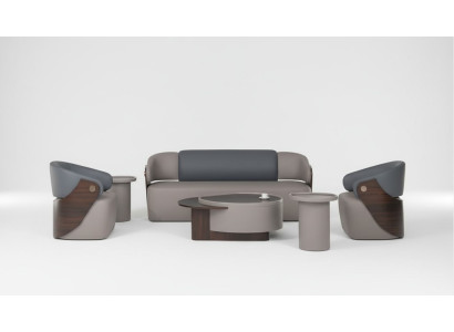 Arbeitszimmermöbel Büro Modern Schreibtisch Bürotisch Set 3tlg Holz Braun Neu