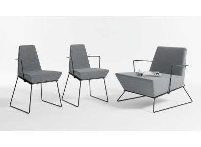Chaiselongue Lounge 2x Stühle Sitzlounge Lounge-Sofa Loungemöbel Relaxbank