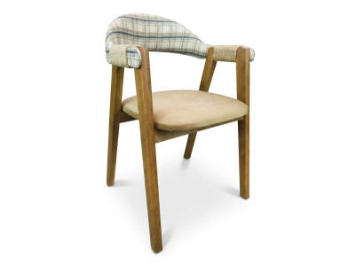 Esszimmerstuhl Holzstuhl Stuhl Küchenstuhl Lehnstuhl Braun Holz Vintage Style