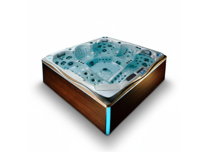 Sprudelbad Whirlwanne Whirlpool Außenwhirlpool Hydromassagewanne 230x230cm