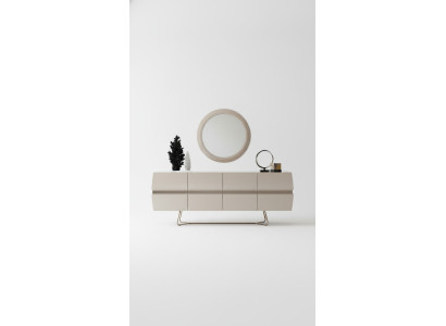 Anrichte Konsole Sideboard Kommode Wohnzimmerschrank Spiegel Hochglanz