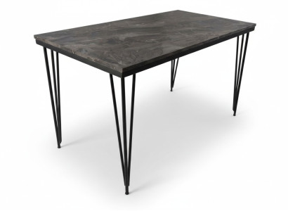 Esstisch Esszimmertisch Ausziehtisch Küchentisch Metallbeine Marmoroptik