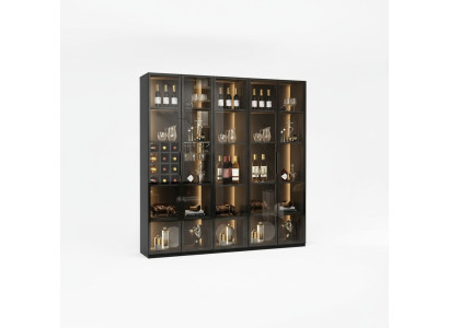 Weinschrank Weinvitrine Weinregal Glasschrank Weinkühlschrank Flaschenregal