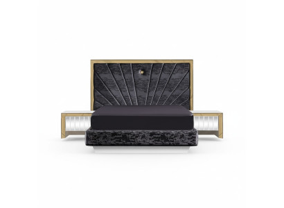 Elegantes weißes Schlafzimmermöbel-Set aus Holz mit modernen Design