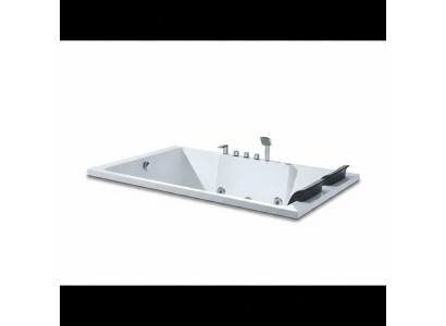 Whirlpool Massagebadewanne Spa-Bad Sprudelbad Einbaubadewanne 180x120 cm