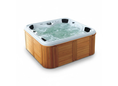 Sprudelbad Whirlpool Hydromassagewanne Massagebad Hot Tub 212x212 cm
