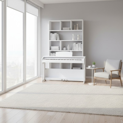 Ψηφιακό πιάνο για το σπίτι Ψηφιακό πιάνο 138 εκ. Λευκό