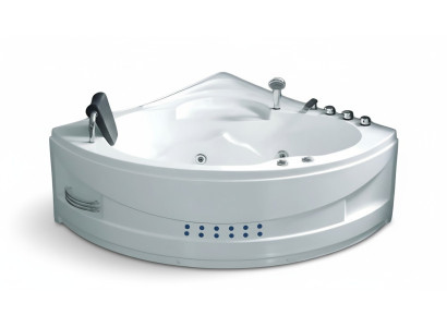 Spa-Bad Whirlwanne Whirlpool Blubberbad Hydromassagewanne Sprudelbad 135x135 cm