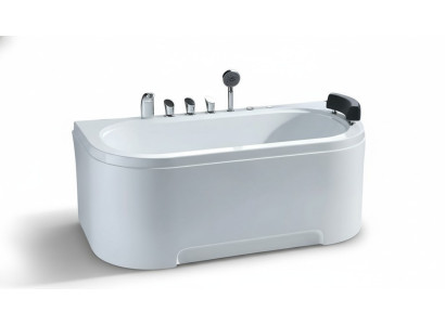 Wanne Badewanne Massagewanne Acrylwanne Whirlpool Komfortwanne 150x80 cm