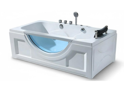 Spa Hydromassagewanne Whirlpool Whirlwanne Massagebecken Sprudelbad 170x92 cm