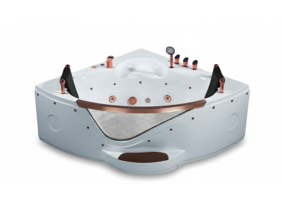 Wellnesswanne Whirlpool Hydromassagewanne Massagewanne Komfortwanne 150x150 cm