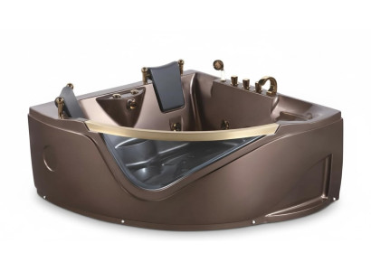 Whirlwanne Whirlpool Blubberbad Hydromassagewanne Spa-Bad 150x150 cm