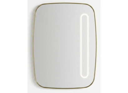 Wandspiegel Modern Silber Glas Gold LED Großer Flurspiegel Badspiegel