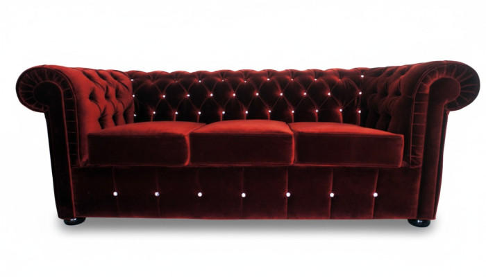 Chesterfield Sofa Couch Polster Designer 3 Sitzer Garnitur Sofas Neu CHESTER 4