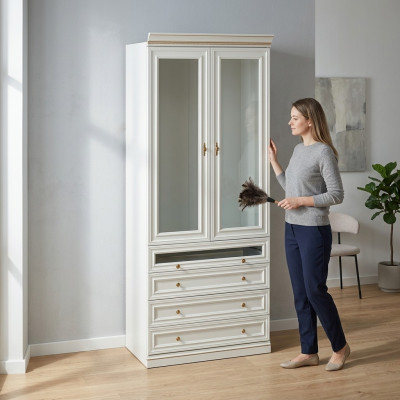 Element Model V2D-04 für Begehbarer Schrank Kleiderschrank Italienische Möbel
