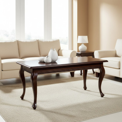 Holztisch Tisch Couchtisch Tische Echtholz Massivholz Beistelltisch Model V-7 