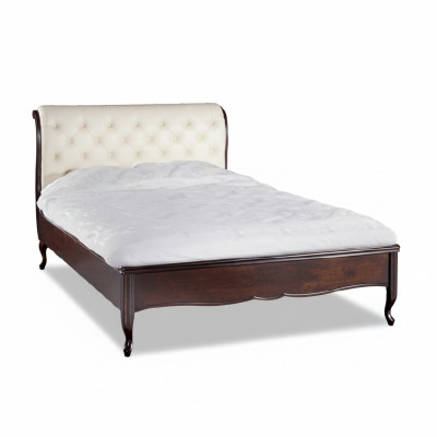 Chesterfield Bett Betten Doppelbett Ehebett Italienische Möbel Holz Leder Textil