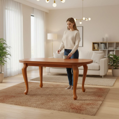 Tisch Esstisch Holztisch XXL Konferenztisch 100x200cm Ausziehbar 200x300cm
