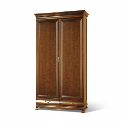 Klassische Schränke Schrank Schrankwand Kleiderschrank Holzschrank - Model N-2D