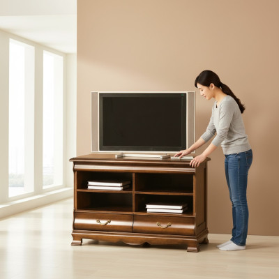 TV Lowboard Board Schrank Fernsehtisch Unterschank RTV Fernsehschrank - N-RTV