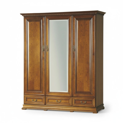 Klassische Schränke Schrank Schrankwand Kleiderschrank Massiv Neu Italy R-3D