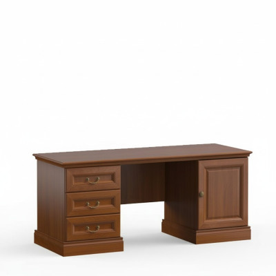 Klassische Schreibtisch Büromöbel Tisch Büro Chef Schreibtische Echtholz BA-Sc2