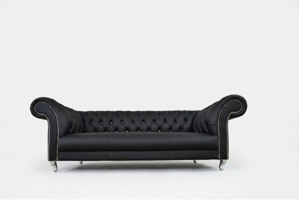 Chesterfield Sofa Polster Designer Couchen Sofas Garnitur Textil Stoff Textil 23